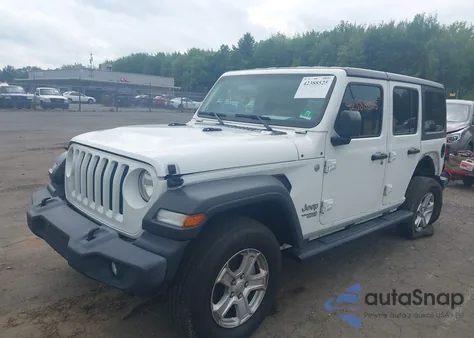 2018 Jeep Wrangler Unlimited Sport S 4X4 z USA, uszkodzony, nr VIN 1C4HJXDG0JW324211